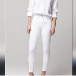🤍 Citizens Of Humanity White Skinny Crop Jeans Women’s Size 25